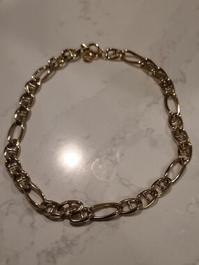 Marlyn Schiff Gold Chain Link Necklace